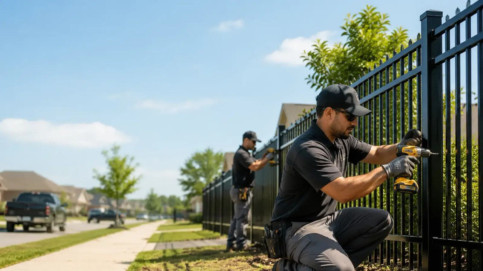 Metal Fence Installation in Mediapolis, IA